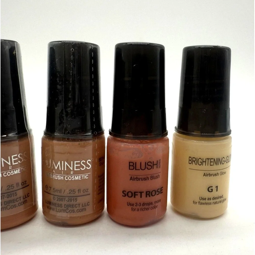 Luminess Air Airbrush Starter‎ Kit 8pc 0.25oz Each Foundation Primer Blush Glow